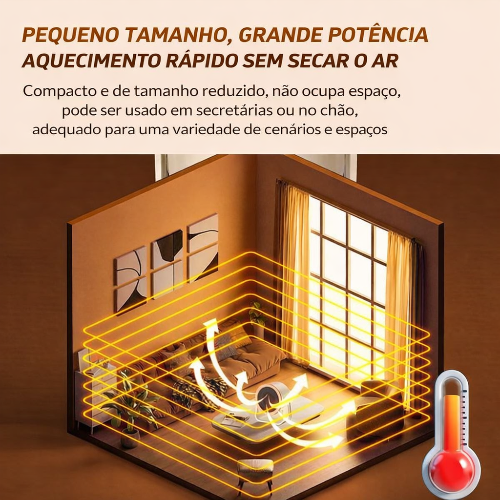 Aquecedor portátil para exterior e mesa Dugons