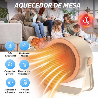 Aquecedor portátil para exterior e mesa Dugons